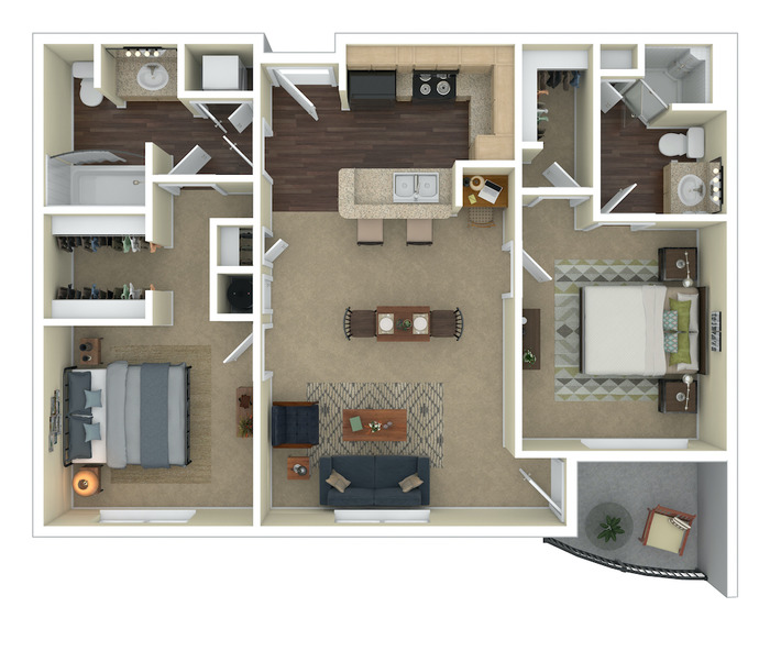 The Vermont II Floor Plan Image